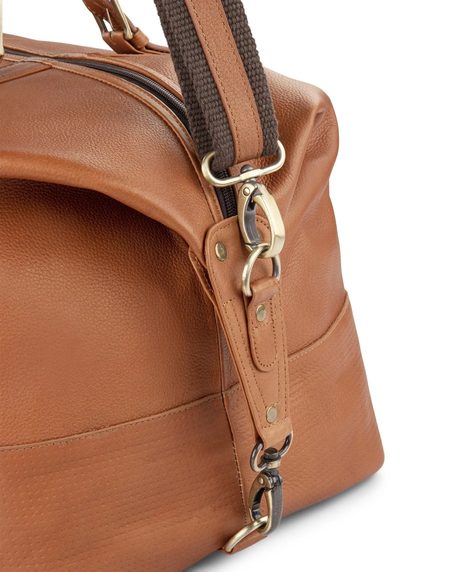 Bugatti Soledad Leather Duffel Bag