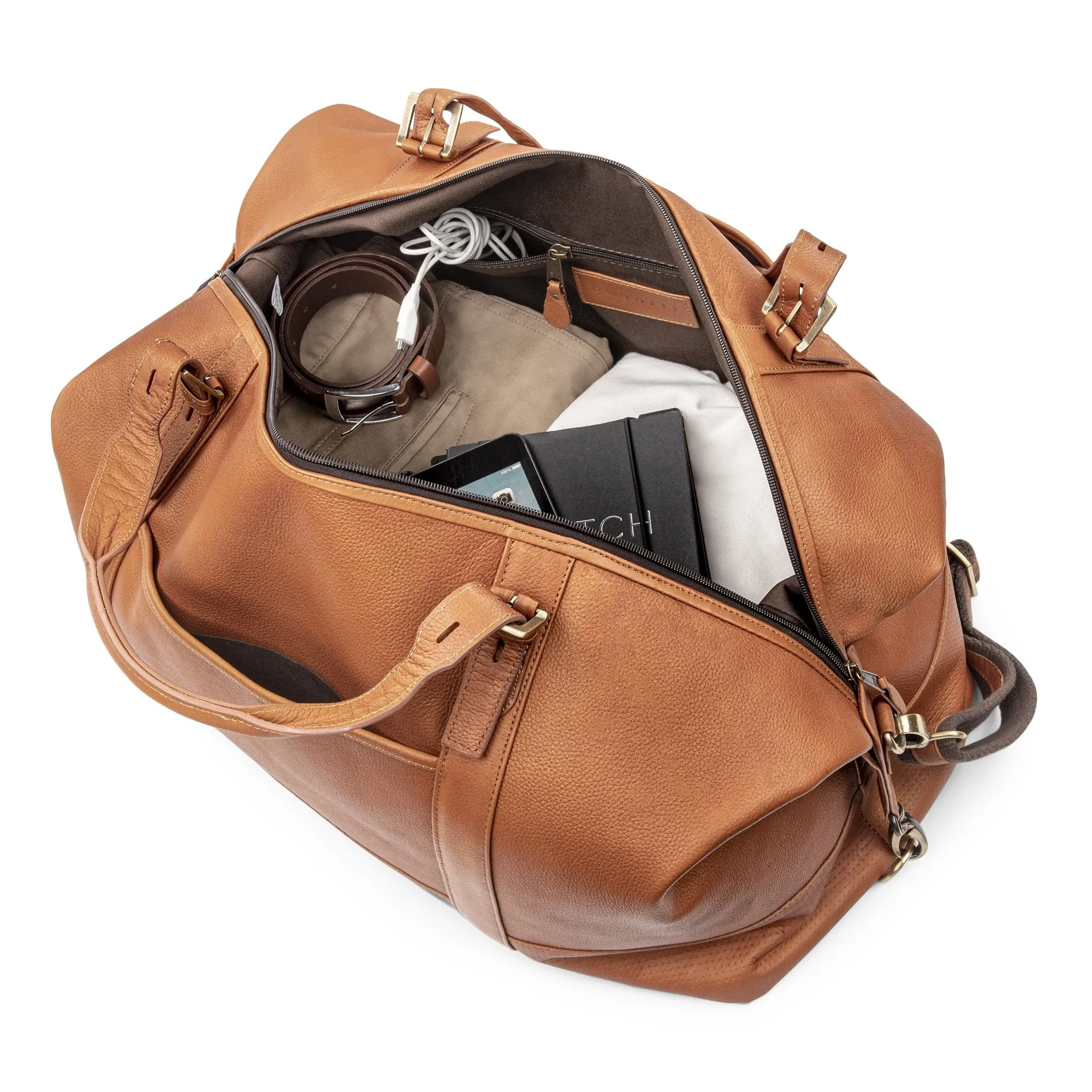 Bugatti Soledad Leather Duffel Bag