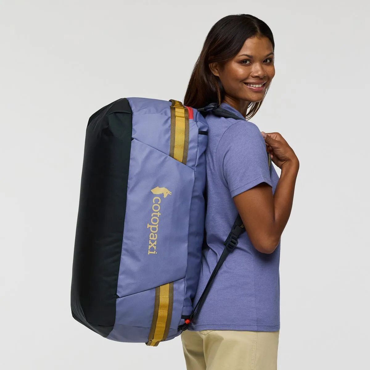 Cotopaxi Allpa Getaway 55L Duffel - Blue Smoke/Carbon