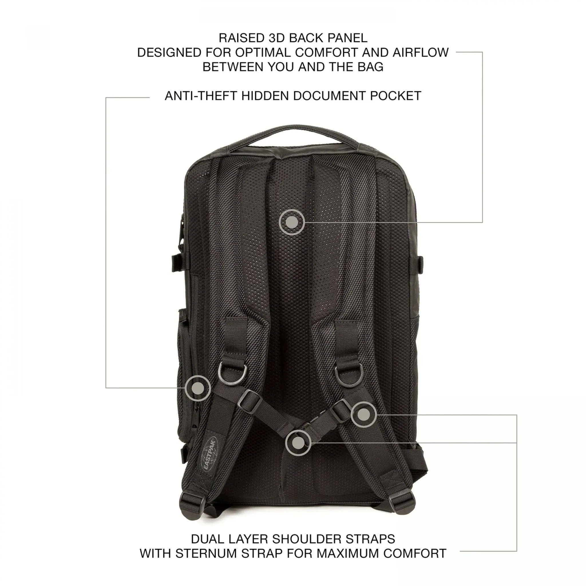 Eastpak Tecum L CNNCT Backpack - Coat