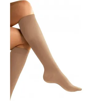 Go Travel Flight Socks - Nude