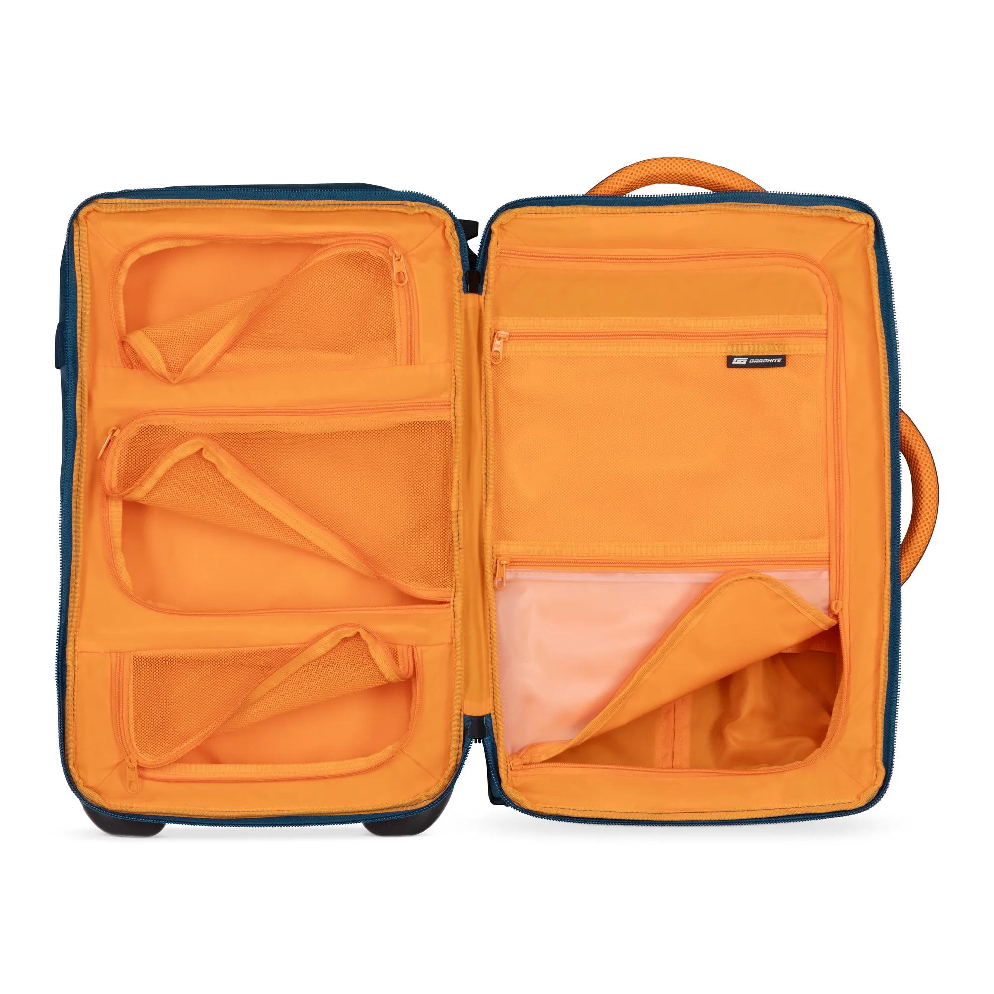 Graphite Metamorph Softside Carry-On Luggage