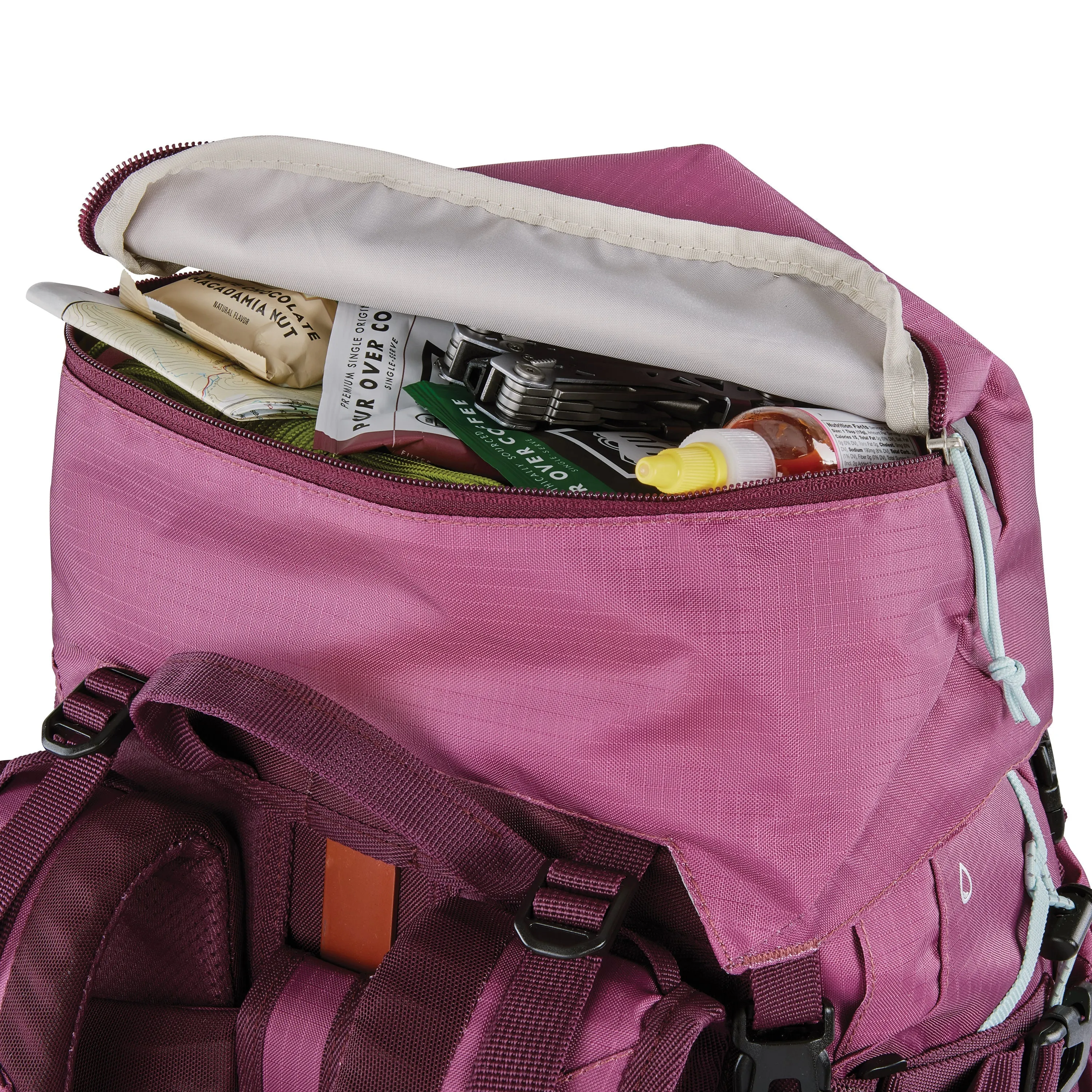 High Sierra Pathway 2.0 Womens Frame Pack 60L Backpack - Berry/Maroon