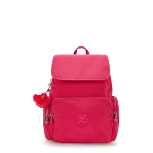 Kipling City Zip Small Backpack - Confetti Pink