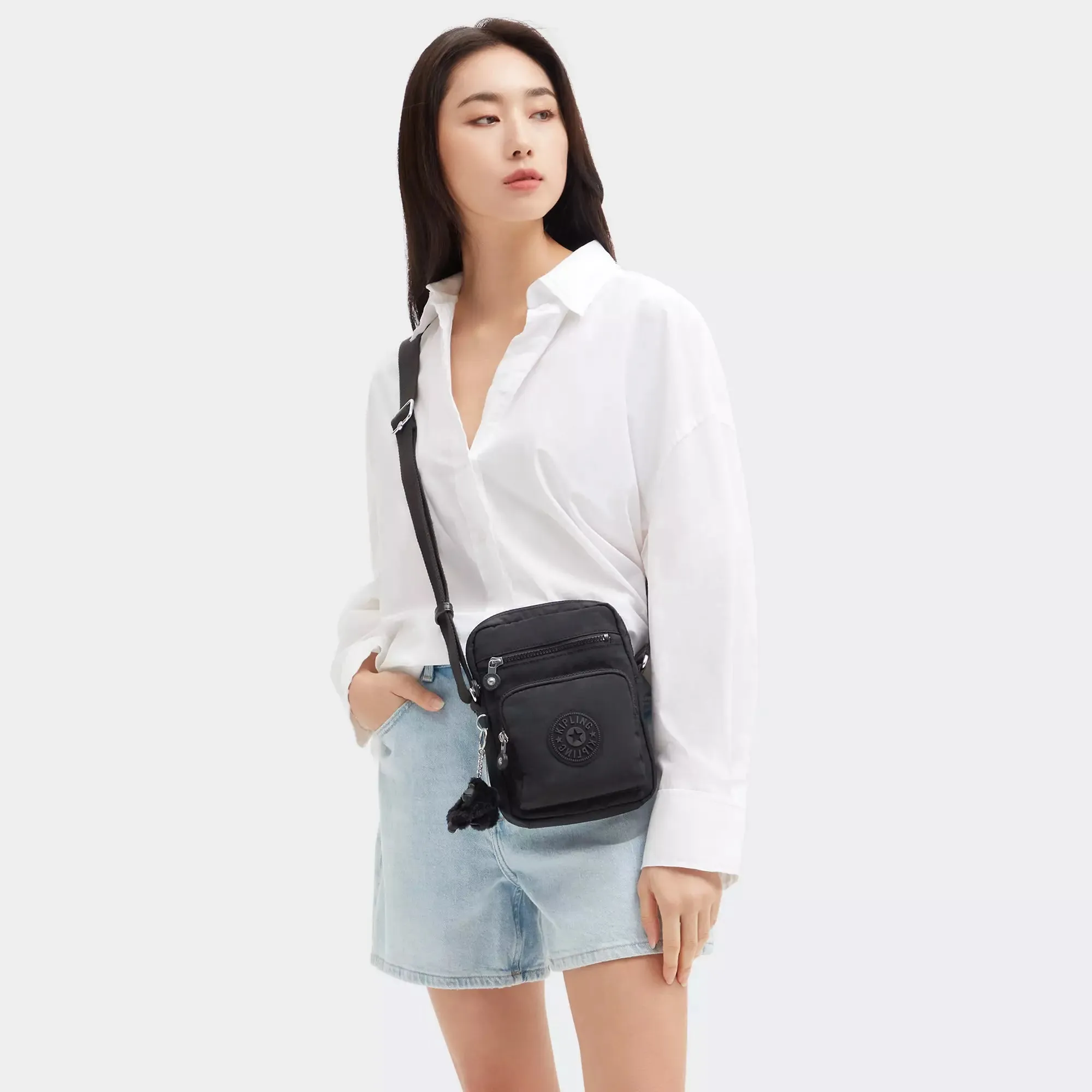 Kipling Gunne Crossbody Bag - Black Noir