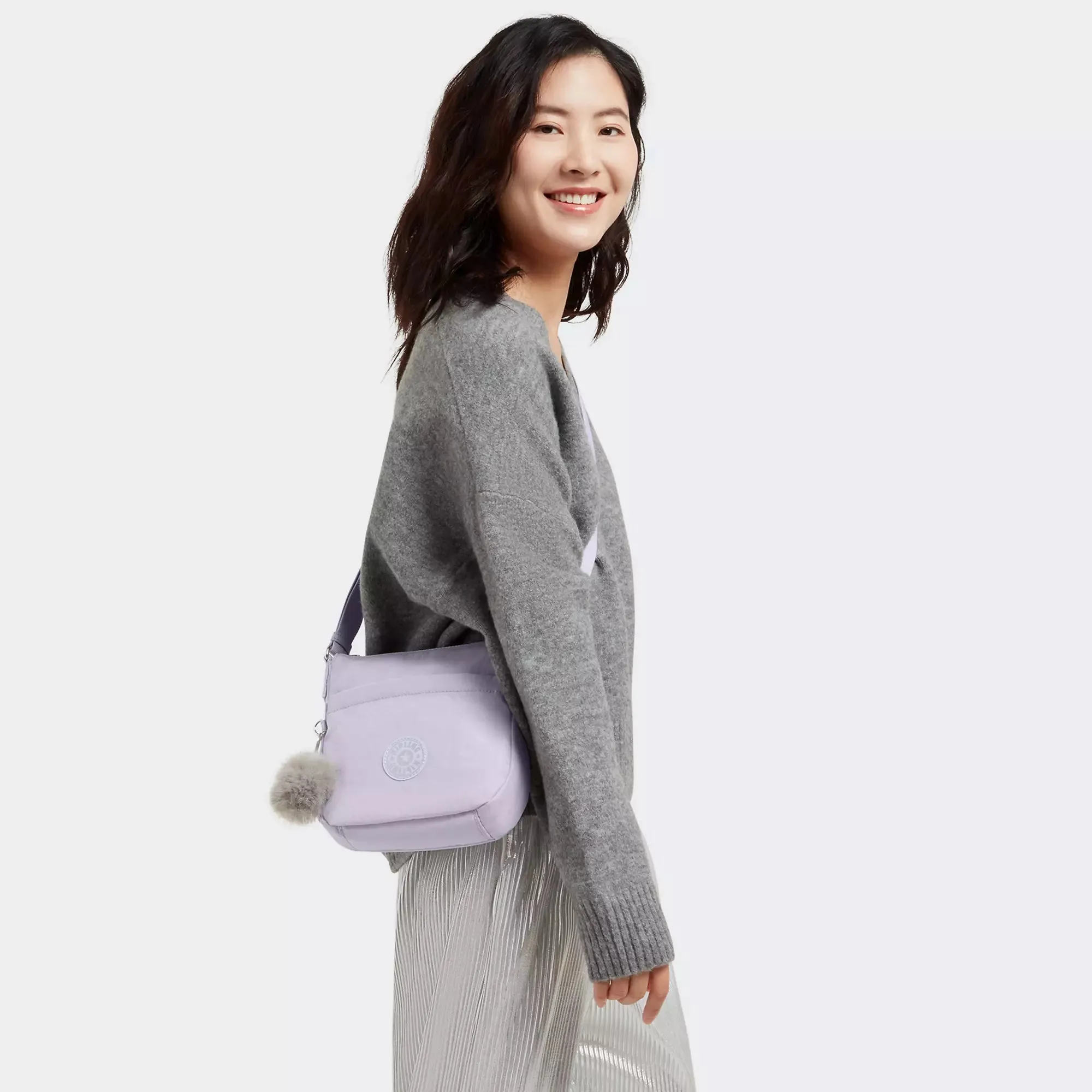 Kipling Libbie Crossbody Bag - Fresh Lilac GG