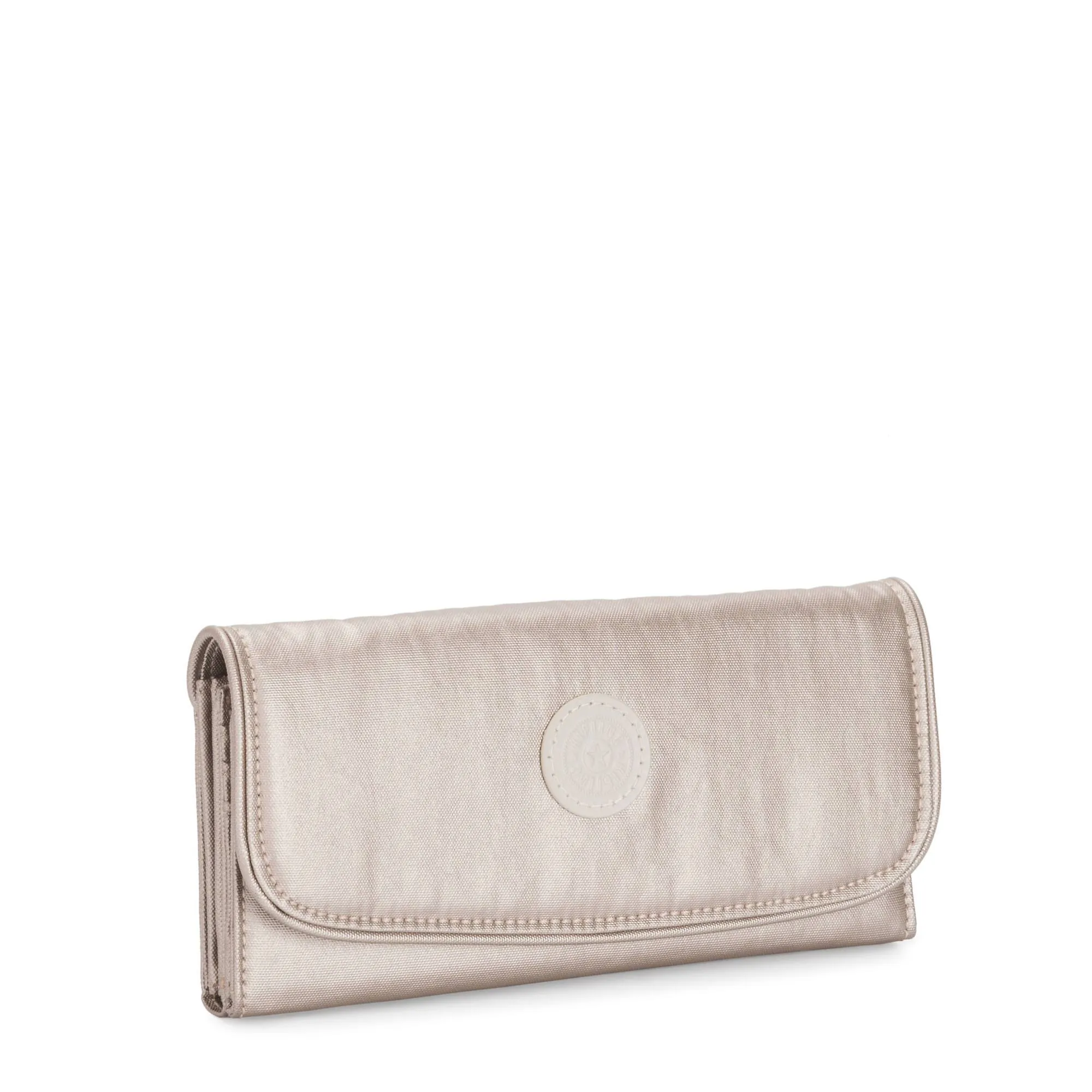 Kipling Money Land Metallic Snap Wallet - Metallic Glow