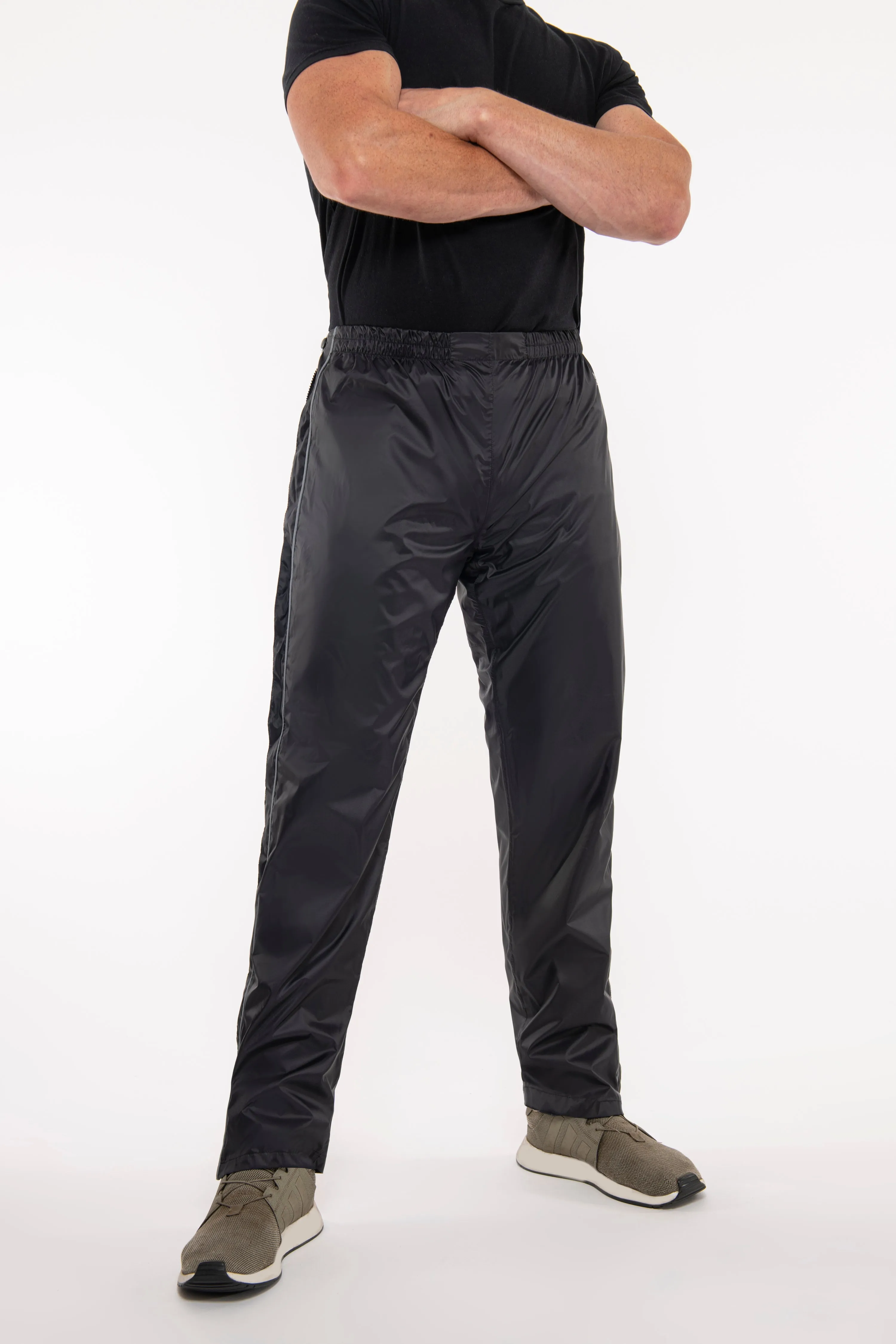 Mac In A Sac Full Zip 2 Packable Overtrouser - Black