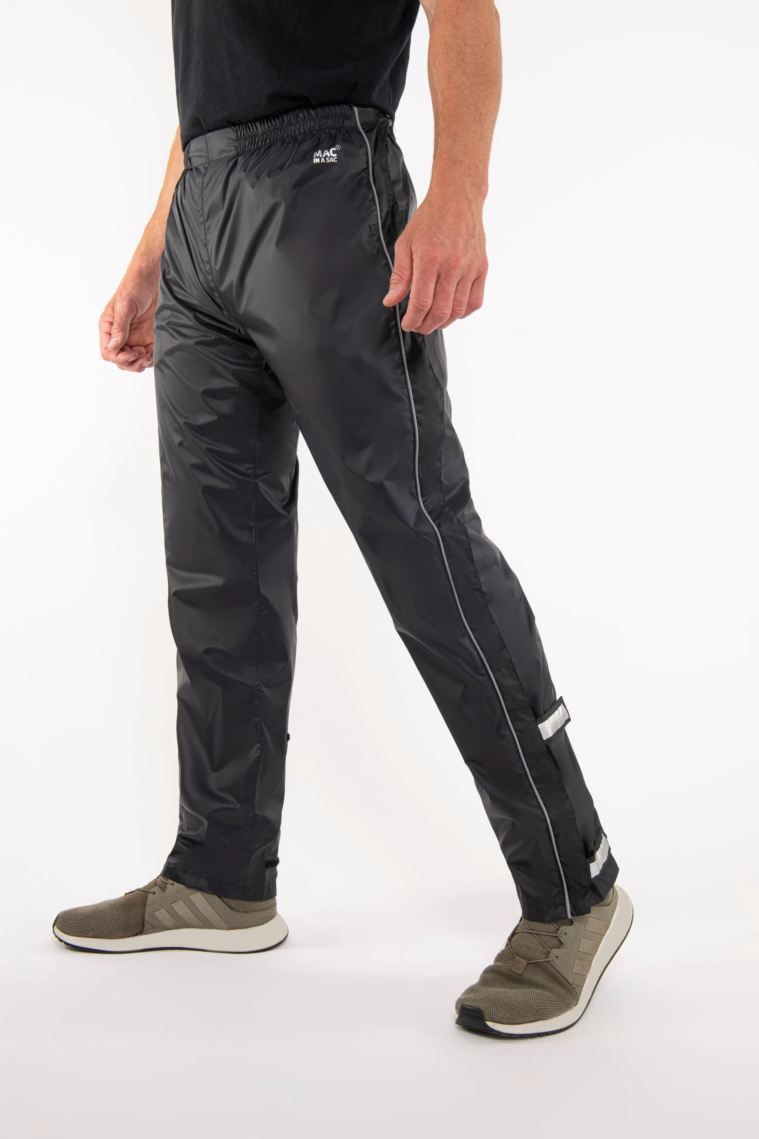 Mac In A Sac Full Zip 2 Packable Overtrouser - Black
