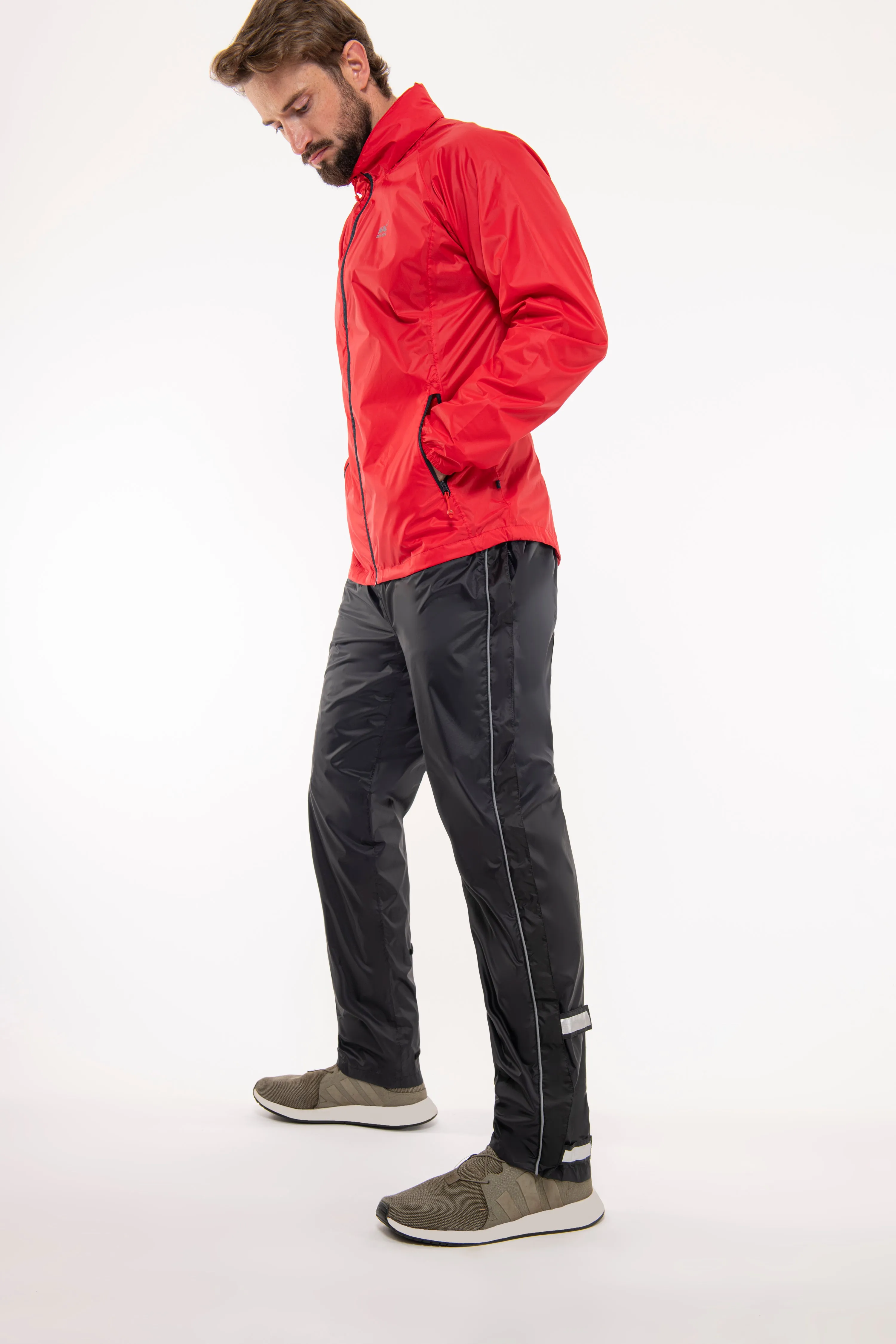 Mac In A Sac Full Zip 2 Packable Overtrouser - Black