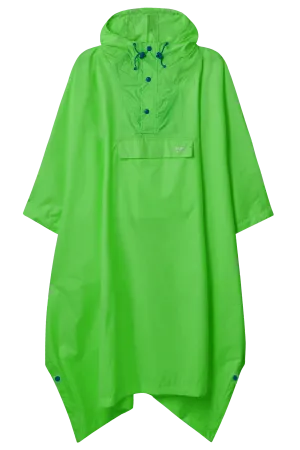 Mac In A Sac Packable Waterproof Unisex Poncho - Neon Green