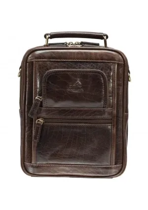 Mancini ARIZONA Large Unisex Bag with Zippered Rear Organizer