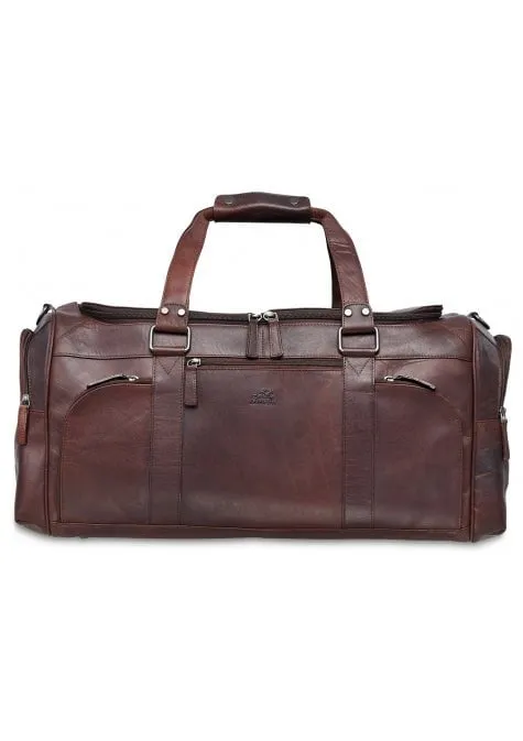 Mancini Buffalo Collection Leather Duffle Bag