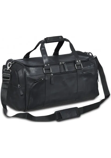 Mancini Buffalo Collection Leather Duffle Bag
