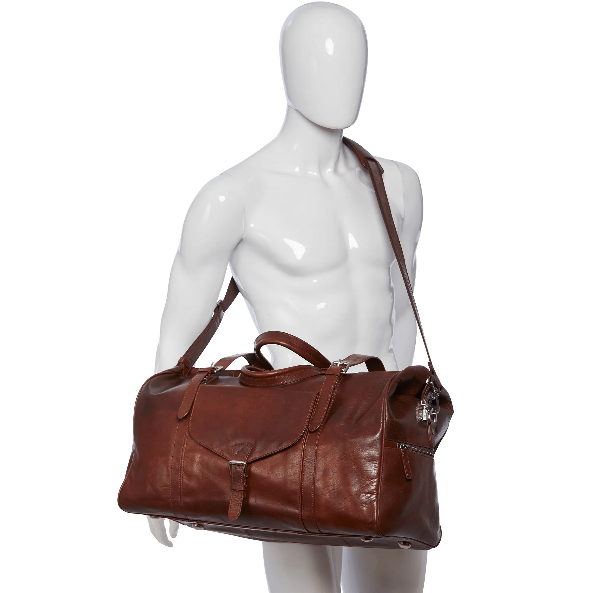 Mancini BUFFALO Dowel Rod Carry-on Duffle Bag