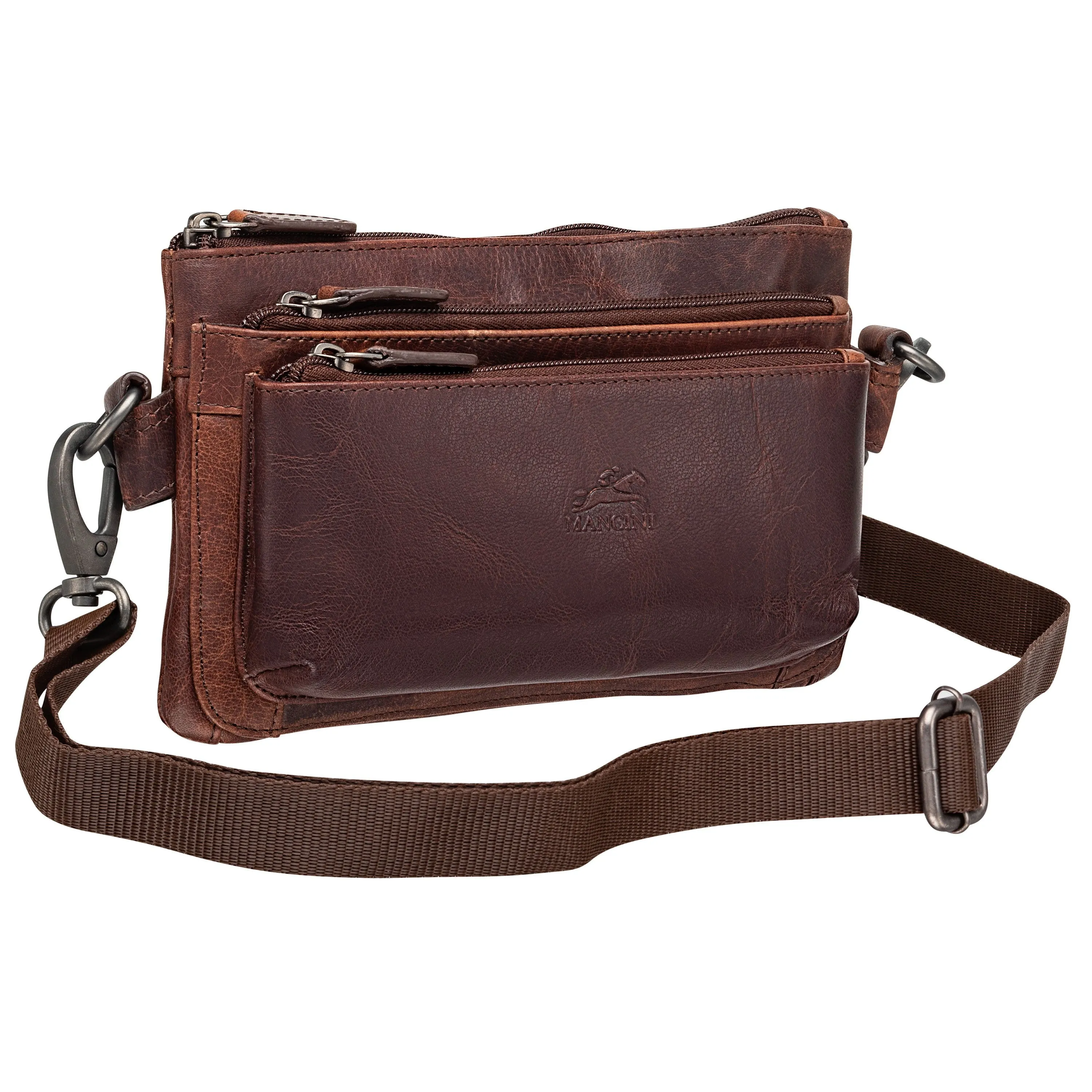 Mancini BUFFALO Multi-Function Waist Bag
