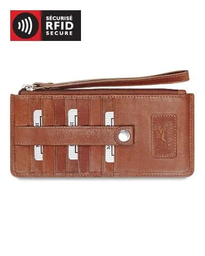Mancini CASABLANCA Collection Ladies’ “ Wristlet” (RFID Secure)