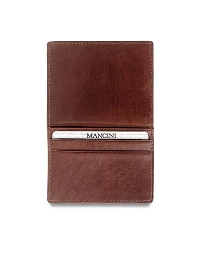 Mancini CASABLANCA Collection Men’s Billfold with Removable Passcase (RFID Secure)