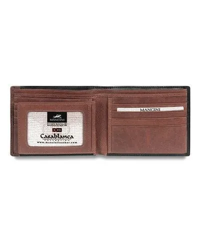 Mancini CASABLANCA Collection Men’s Billfold with Removable Passcase (RFID Secure)