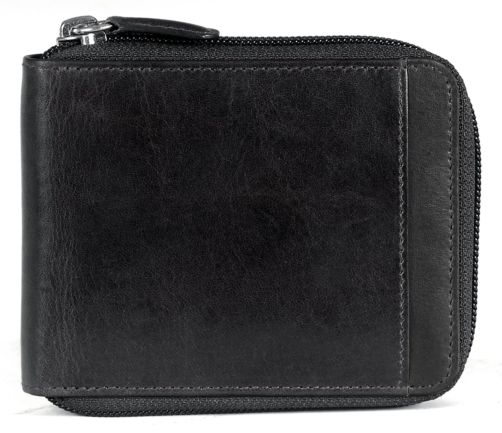 Mancini CASABLANCA Collection Men’s Zippered Wallet with Removable Passcase (RFID Secure)
