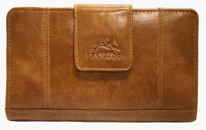 Mancini CASABLANCA Ladies' RFID Secure Medium Clutch Wallet