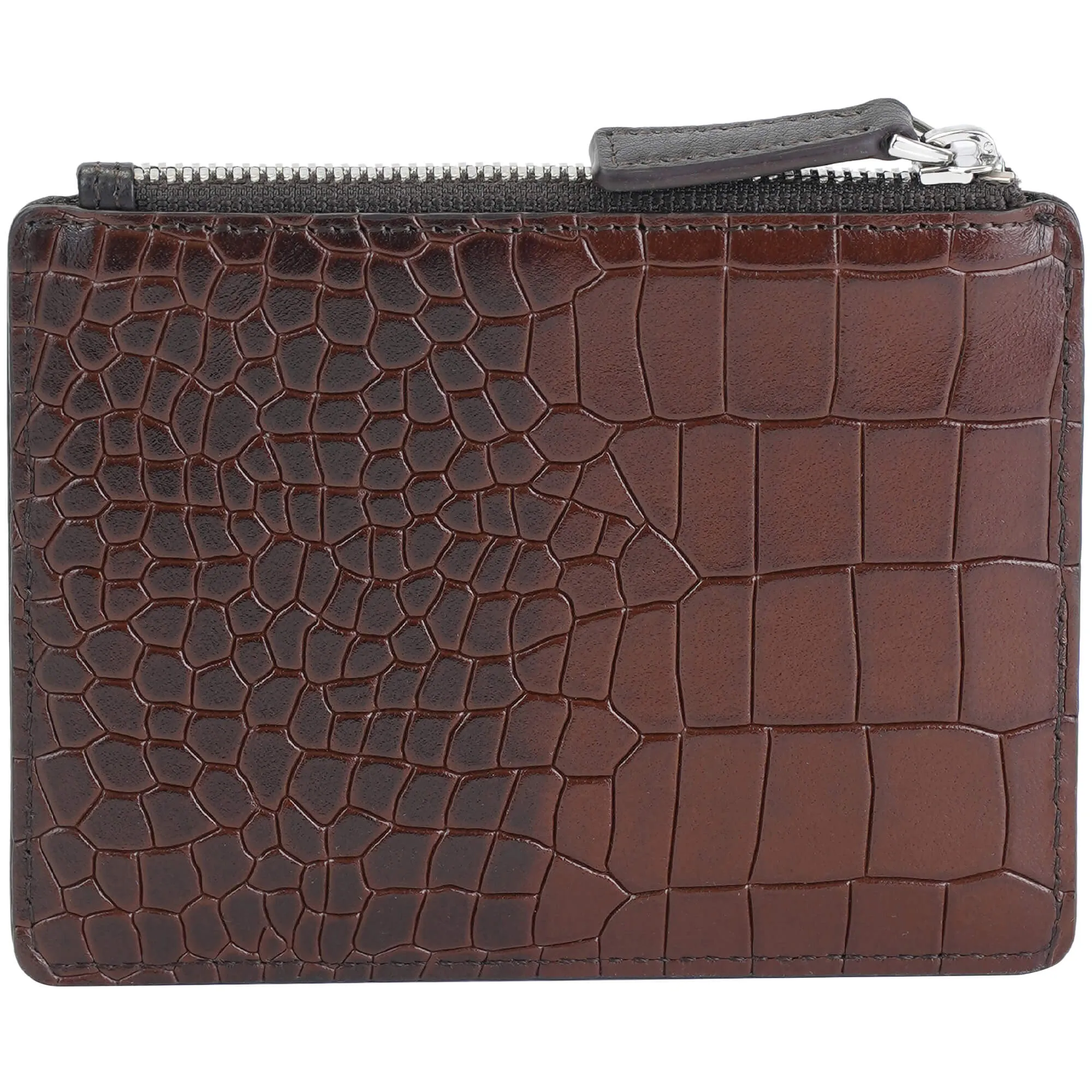 Mancini Croco2 Women’s Card Case with Enhanced RFID Protection