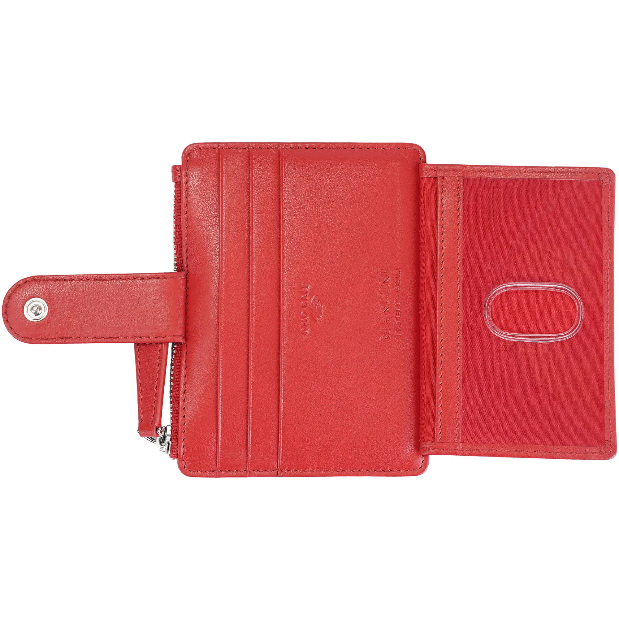 Mancini Croco2 Women’s Card Case with Enhanced RFID Protection