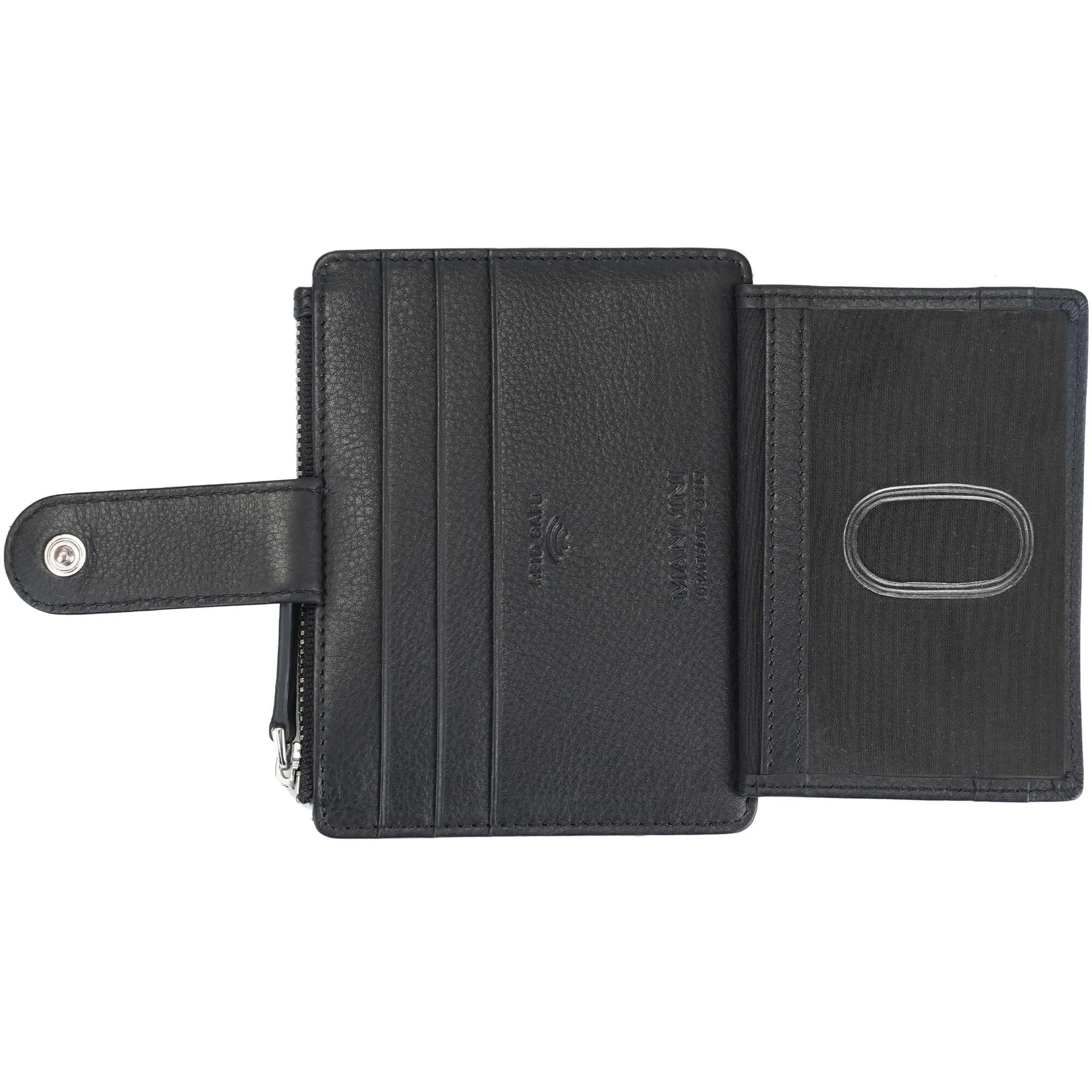 Mancini Croco2 Women’s Card Case with Enhanced RFID Protection