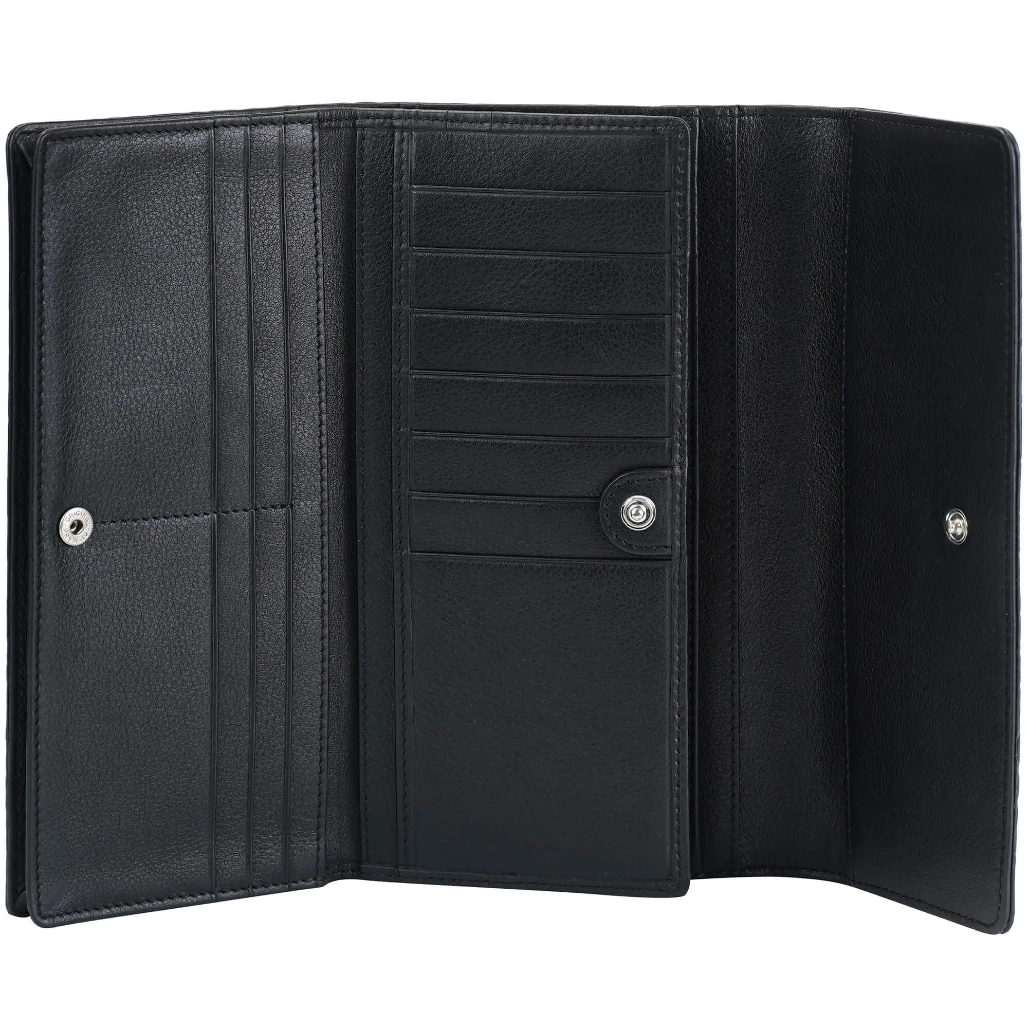 Mancini Croco2 Women’s quad fold Wallet with Enhanced RFID Security
