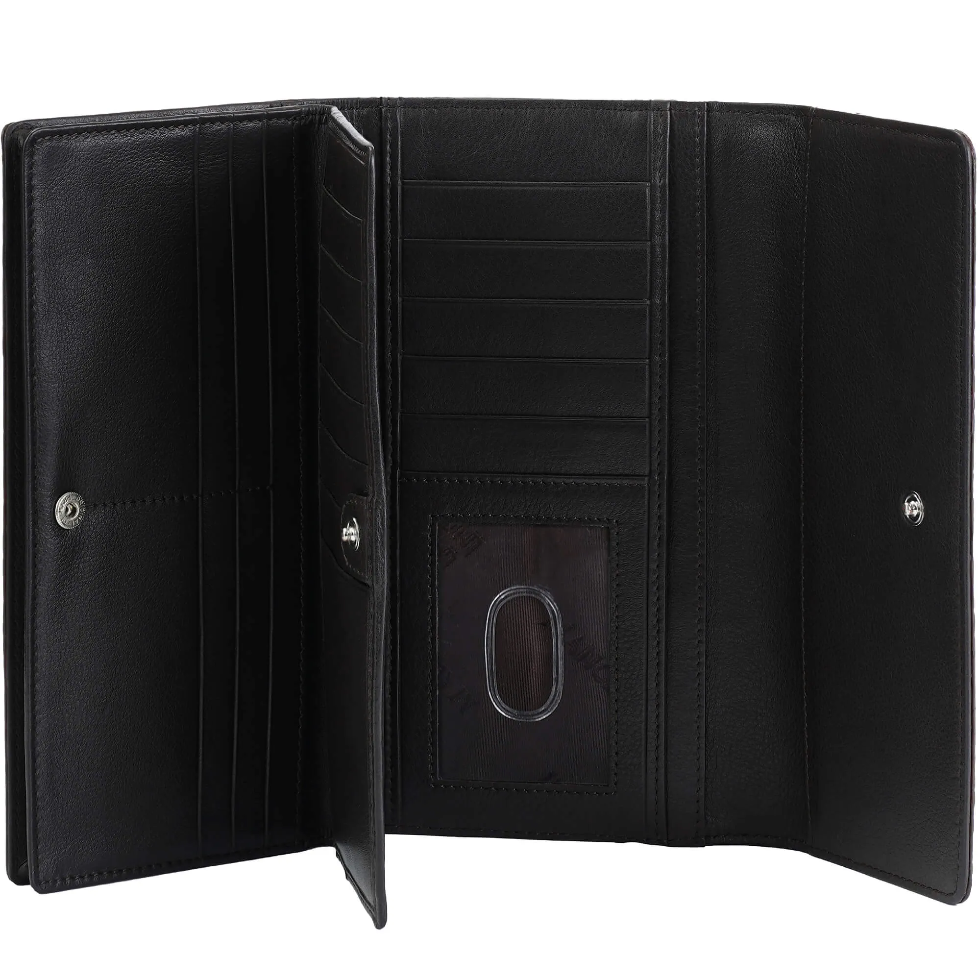 Mancini Croco2 Women’s quad fold Wallet with Enhanced RFID Security