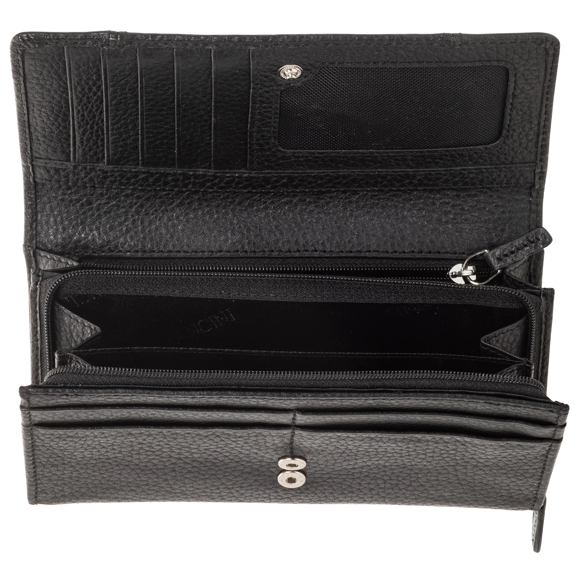 Mancini PEBBLE RFID Medium Clutch Wallet