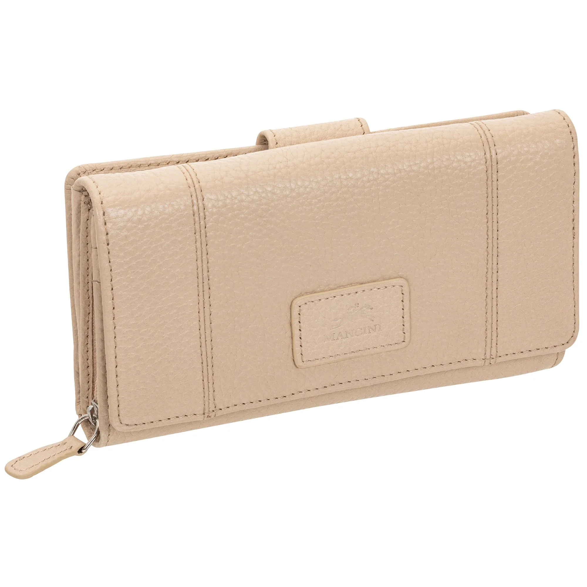 Mancini PEBBLE RFID Medium Clutch Wallet