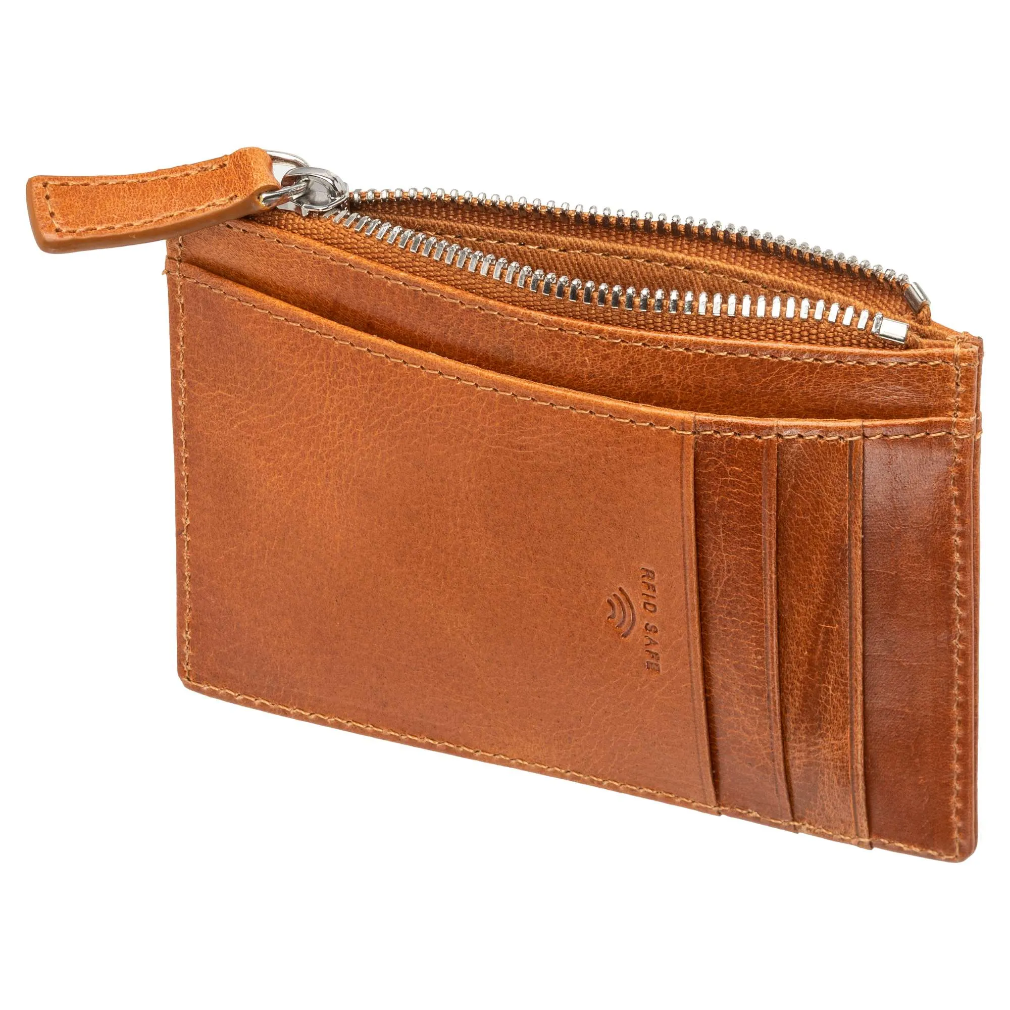 Mancini  South Beach RFID Secure Card Case and Coin Pocket