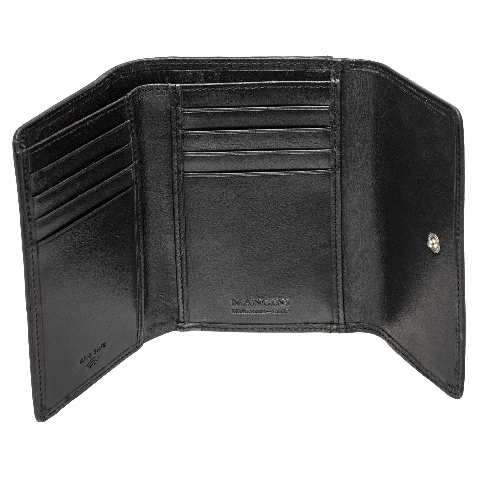 Mancini South Beach RFID Secure Medium Clutch Wallet