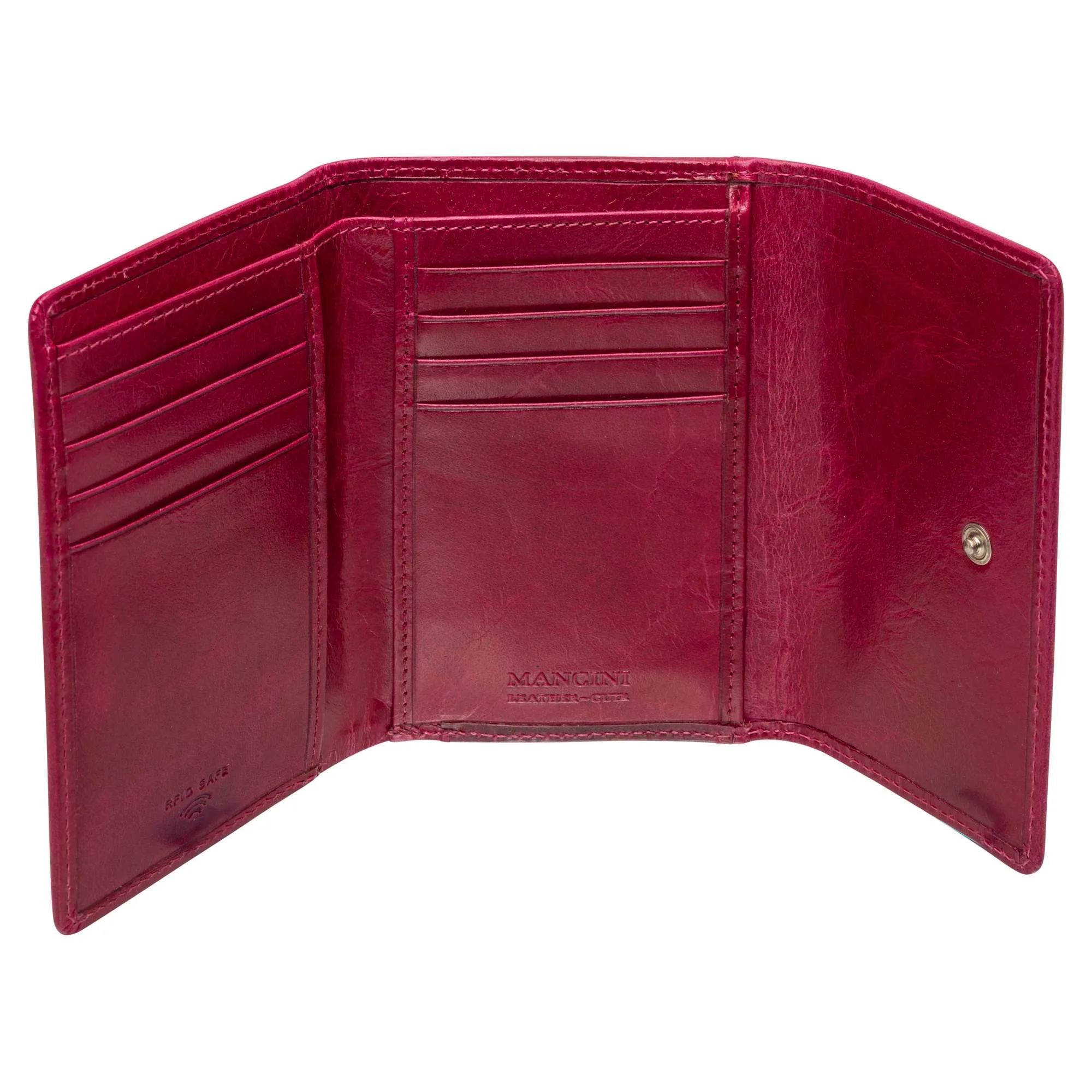 Mancini South Beach RFID Secure Medium Clutch Wallet