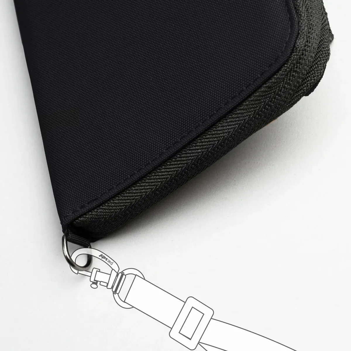 Pacsafe RFIDsafe™ RFID Blocking Zip Around Wallet