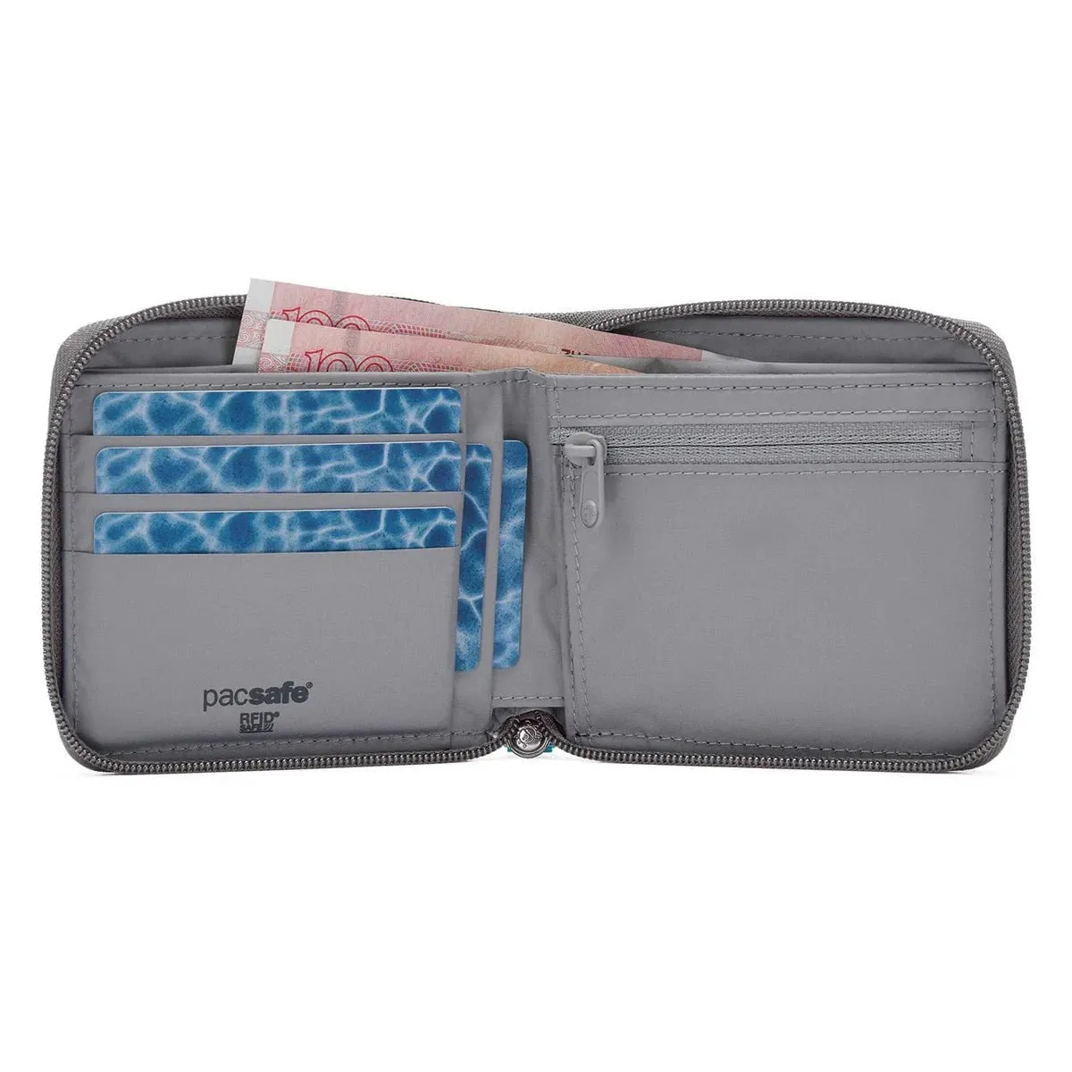 Pacsafe RFIDsafe™ RFID Blocking Zip Around Wallet